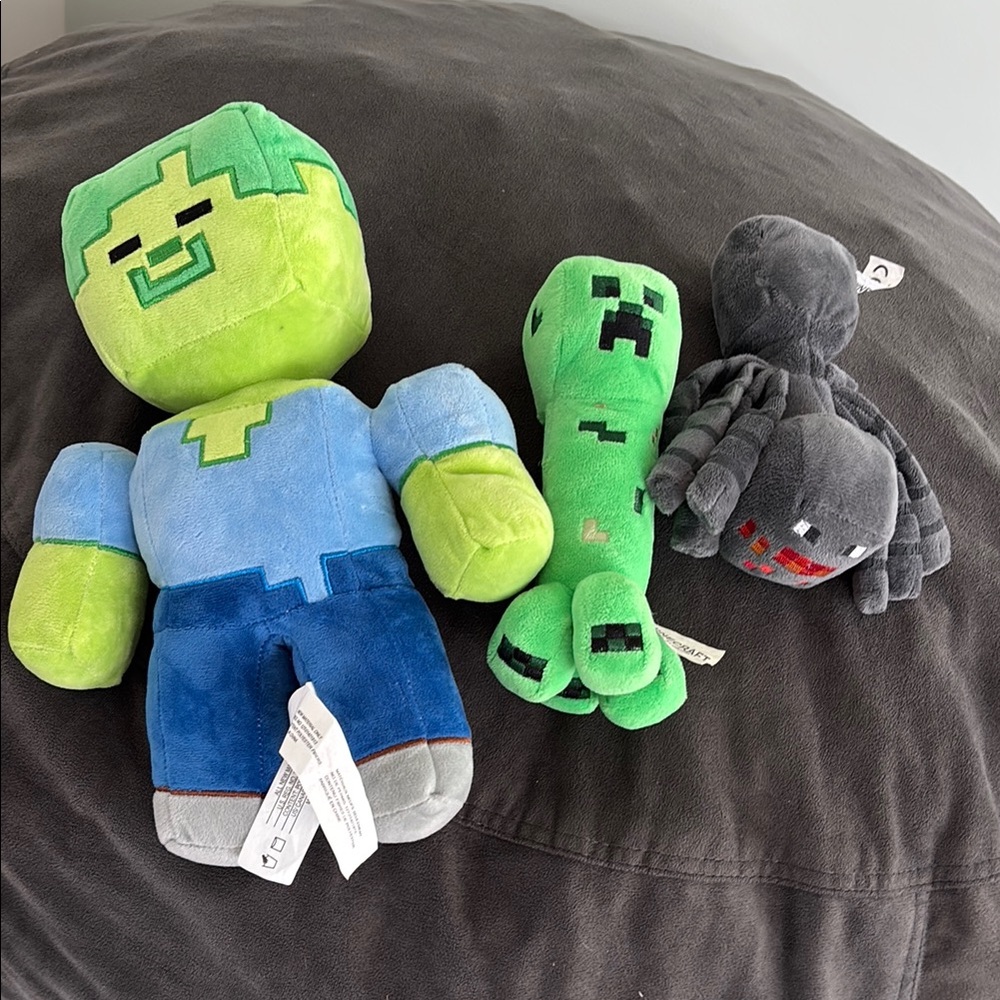 Minecraft plush toy set